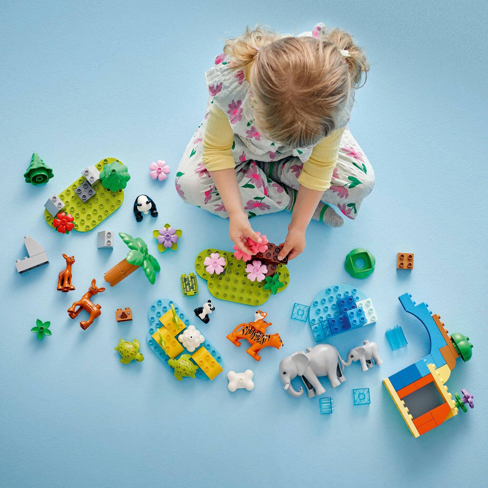 LEGO® DUPLO® Town 3in1 Wild Animal Families Set Learning Toy 10446